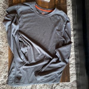 Jockey Blue Long Sleeve Performance Crew Shirt